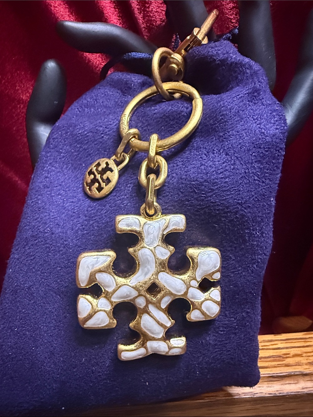 Tory Burch Bag Charm Key Chain